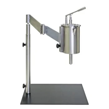 Stainless Steel Table Standing Dosing Dispenser - 4L Volume - Adjustable 50 ml Max Dosage - 450 mm x 450 mm x 1000mm