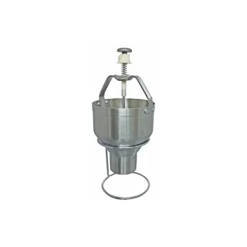 Stainless Steel Dough Portioning Dispenser with Stand - 2L Volume - Ø 167 mm x 395 mm