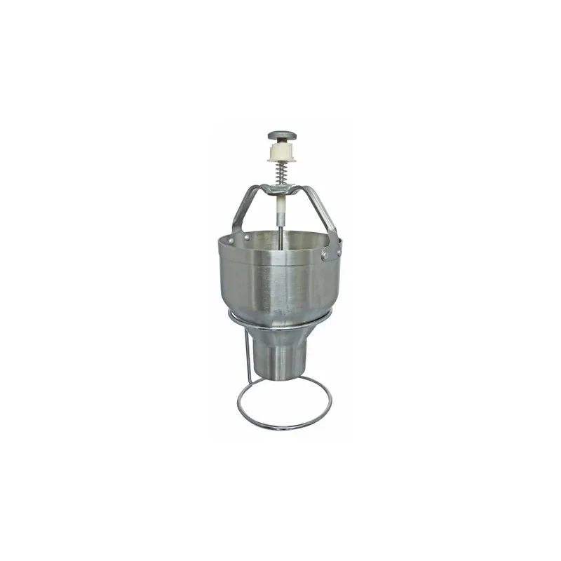 Stainless Steel Dough Portioning Dispenser with Stand - 2L Volume - Ø 167 mm x 395 mm