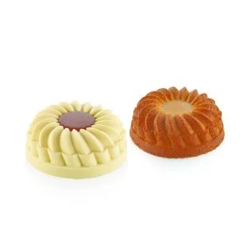 Silikomart Professional Pleincoeur Round 710 Entremet Mold - ⌀140 mm x h 59 mm - 710ml
