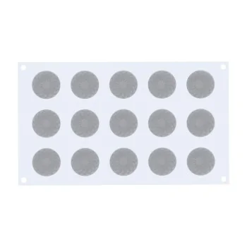 Silikomart Professional Pleincoeur Round 27 Mini Portion Pastry Mold - ⌀40 mm x h 27 mm - 27ml - 15 cavity
