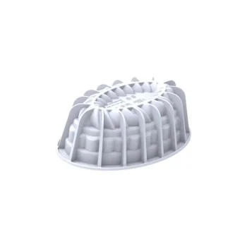 Silikomart Professional Pleincoeur Oval 665 Entremet Mold - 176 mm x 104 mm x h 60 mm - 665ml