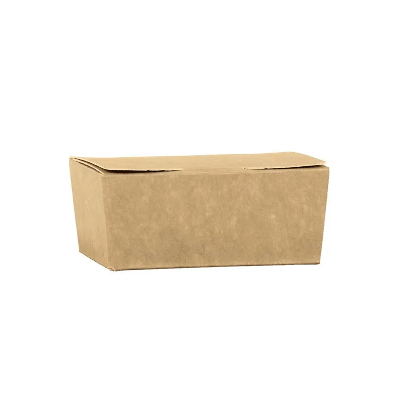Natural Kraft Ballotin Favor Gift Box - 103 mm x 67 mm x h 45 mm - 50 pcs