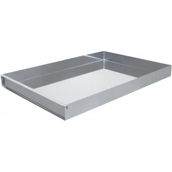 Stainless Steel Cake Display Sheet With Joint Bar - 580 mm x 400 mm x h 50 mm