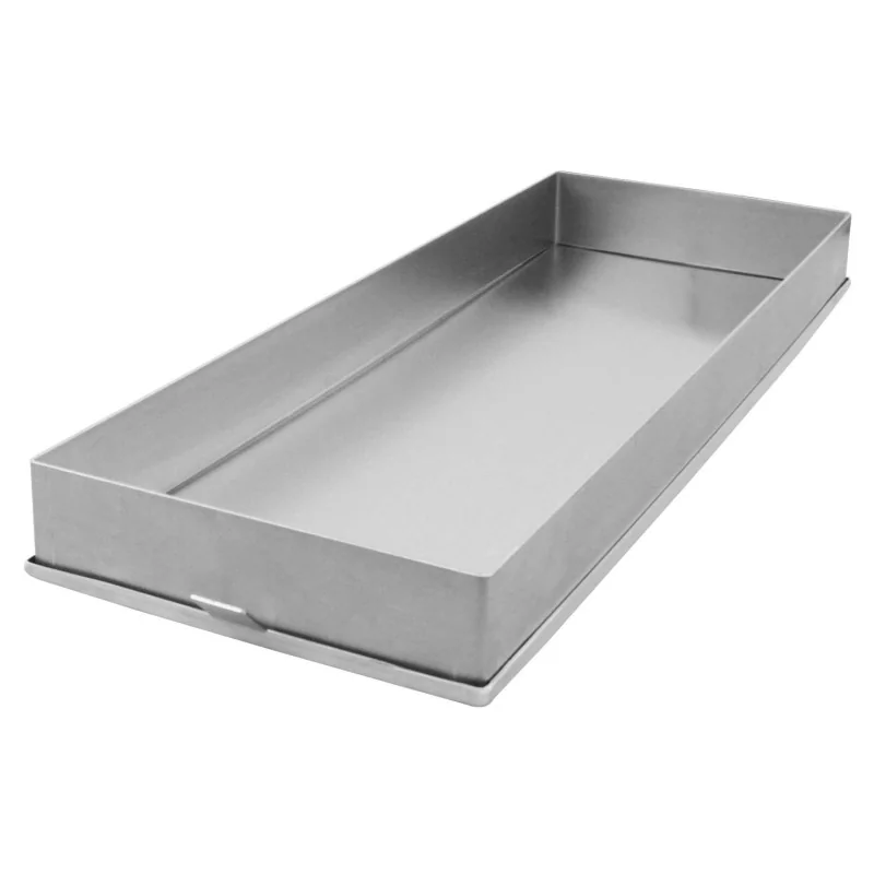 Aluminum 2-Piece Cake Display Tray - 580 mm x 400 mm x h 50 mm