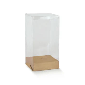 Transparent Confectionery Box For Candy And Chocolates Thick Base - 180 mm x 180 mm x 250 mm - Pack of 25