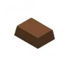 Polycarbonate Smooth Nougat Dubai Chocolate Bar Mold - 40.65 mm x 23.9 mm x 15.6 mm - 27 Cavity
