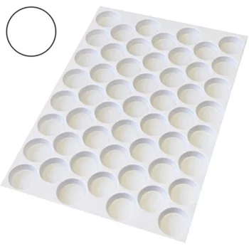 Plastic Plain Round Cutting Sheet - Ø 53 mm - 53 indents