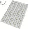 Plastic Heart Shapes Cutting Sheet - 45 mm - 95 indents