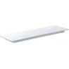 White Melamine Cake Display Plate - 400 mm x 150 mm x h 20 mm