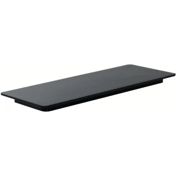 Black Melamine Cake Display Plate - 400 mm x 150 mm x h 20 mm