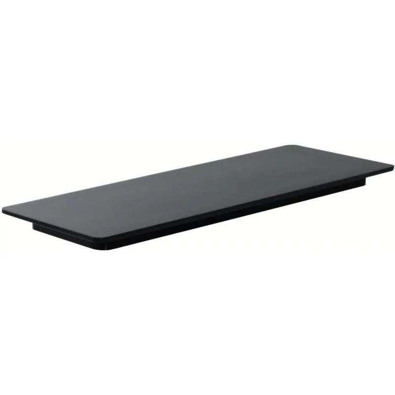 Black Melamine Cake Display Plate - 400 mm x 150 mm x h 20 mm