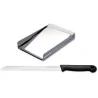 Stainless Steel Pretzel Cutting Set with Knife