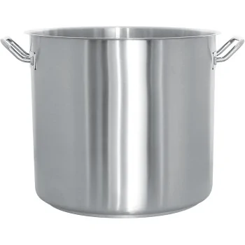 Stainless Steel Stock Pot - Ø 240 mm x h 240 mm - 11 L