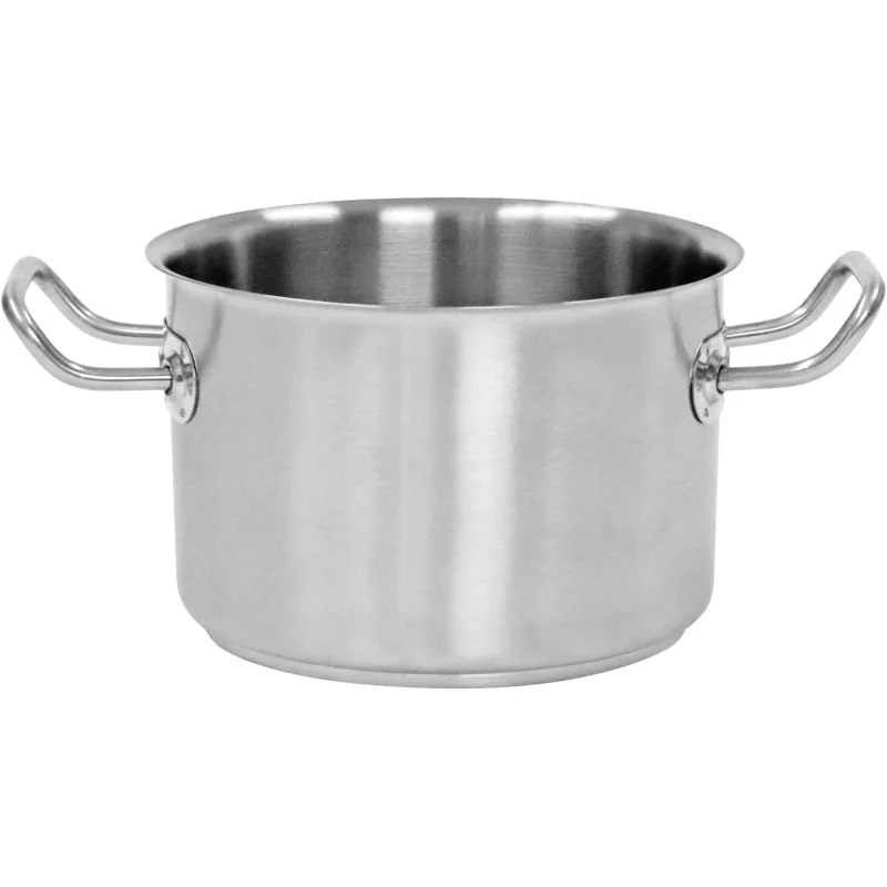 Stainless Steel High Casserole Pot - Ø 200 mm x h 130 mm - 4 L Stainless Steel High Casserole Pot - Ø 200 mm x h 130 mm - 4 L