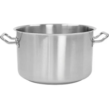 Stainless Steel High Casserole Pot - Ø 320 mm x h 200 mm - 16 L