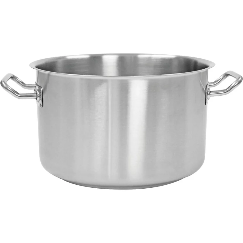 Stainless Steel High Casserole Pot - Ø 360 mm x h 220 mm - 21 L Stainless Steel High Casserole Pot - Ø 360 mm x h 220 mm - 21 L