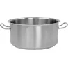 Stainless Steel Low Casserole Pot - Ø 280 mm x h 120 mm - 7.2 L