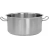 Stainless Steel Low Casserole Pot - Ø 320 mm x h 150 mm - 12 L