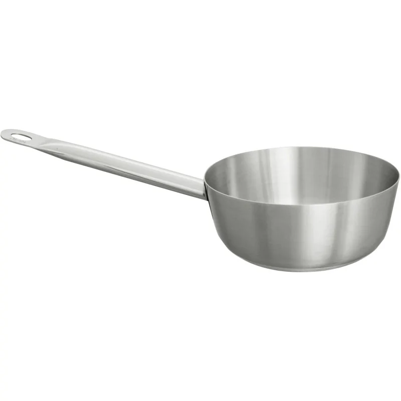 Stainless Steel Sauté Pan - Ø 160 mm x h 60 mm - 1 L Stainless Steel Sauté Pan - Ø 160 mm x h 60 mm - 1 L