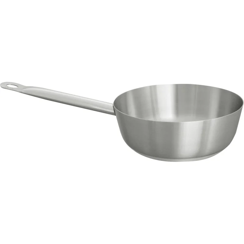 Stainless Steel Sauté Pan - Ø 180 mm x h 60 mm - 1.2 L Stainless Steel Sauté Pan - Ø 180 mm x h 60 mm - 1.2 L