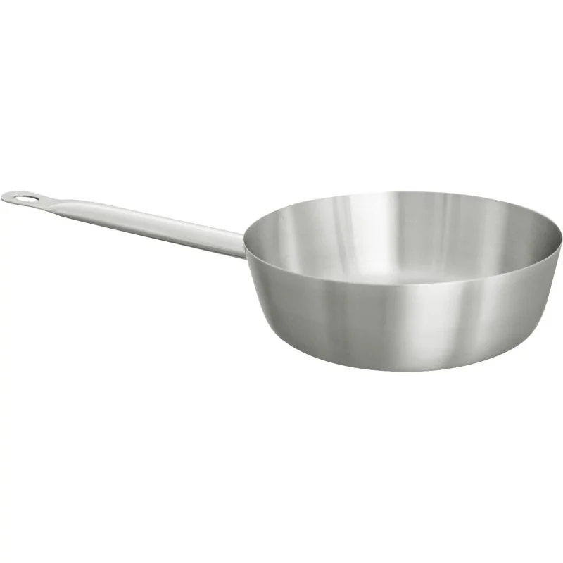 Stainless Steel Sauté Pan - Ø 200 mm x h 60 mm - 1.6 L Stainless Steel Sauté Pan - Ø 200 mm x h 60 mm - 1.6 L