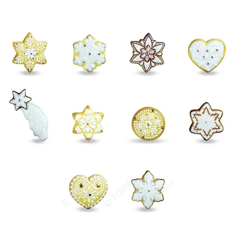 Prime Premium Assorted Galette des Rois Feves King Cakes Charms - Holiday Cookies Collection - Pack of 100