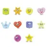 Prime Premium Assorted Galette des Rois Feves King Cakes Charms - Sequins and Confetti Collection - Pack of 100