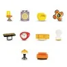 Prime Premium Assorted Galette des Rois Feves King Cakes Charms - Design and Cozy Collection - Pack of 100