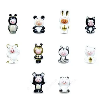 Prime Premium Assorted Galette des Rois Feves King Cakes Charms - The Little Wolves Collection - Pack of 100