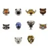 Prime Premium Assorted Galette des Rois Feves King Cakes Charms - Geometallix Collection - Pack of 100