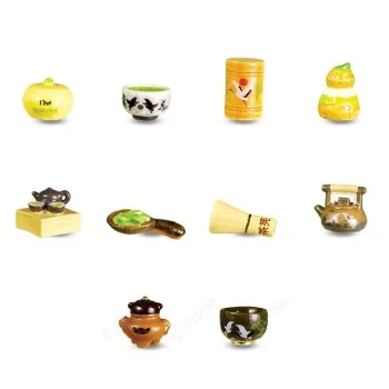 Prime Premium Assorted Galette des Rois Feves King Cakes Charms - Her Majesty Matcha Collection - Pack of 100