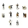 Prime Premium Assorted Galette des Rois Feves King Cakes Charms - Charlie Practices His Skills Collection - Pack of 100