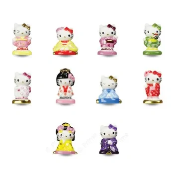 Prime Premium Assorted Galette des Rois Feves King Cakes Charms - Hello Kitty Kimono Collection - Pack of 100
