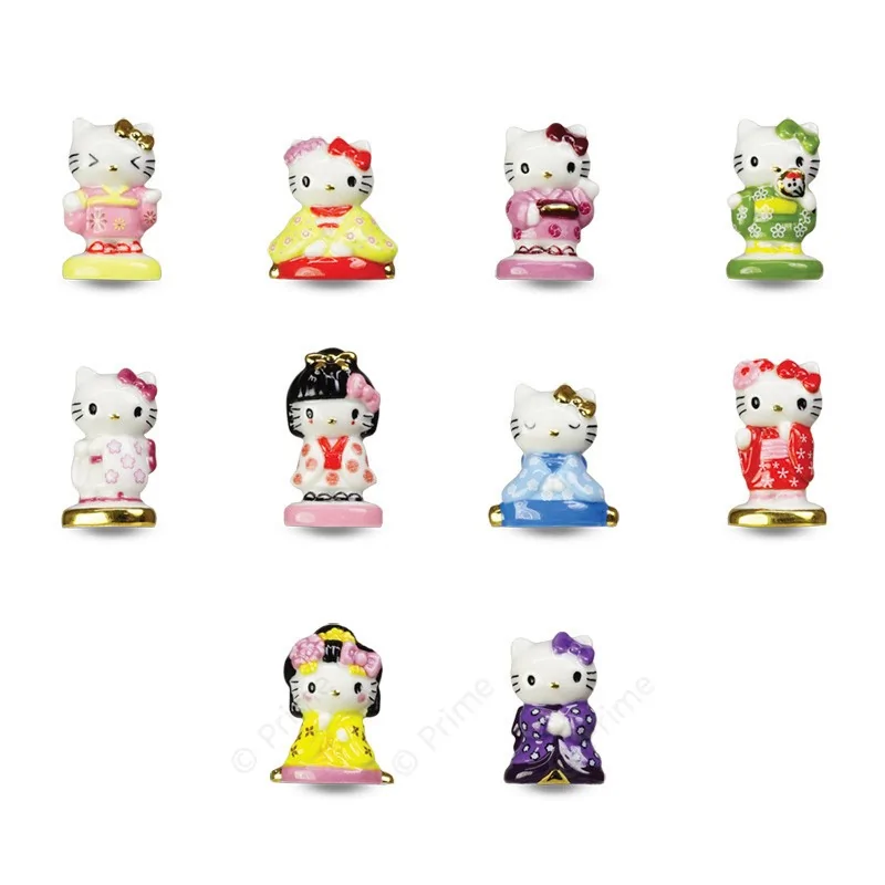 Prime Premium Assorted Galette des Rois Feves King Cakes Charms - Hello Kitty Kimono Collection - Pack of 100