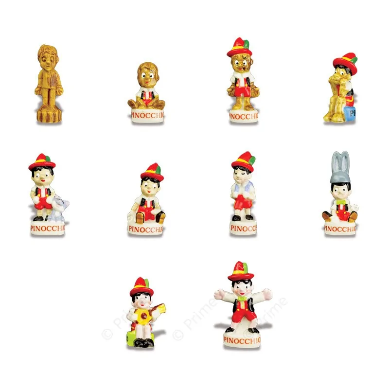 Prime Premium Assorted Galette des Rois Feves King Cakes Charms - Pinocchio Collection - Pack of 100