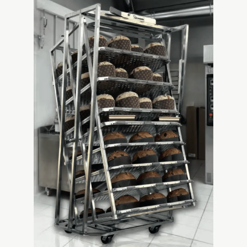 Smart Panettone Rotating Baking Rack with Anti-Unhooking Adjustable Guide 18'' x 26''