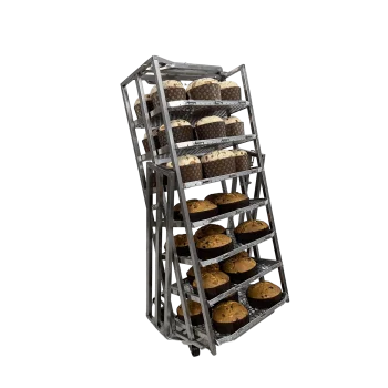 Smart Panettone Rotating Baking Rack with Anti-Unhooking Adjustable Guide 18'' x 26''