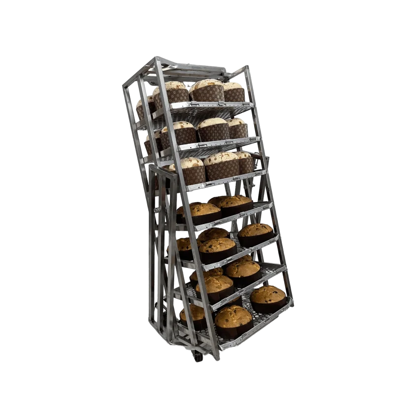 Smart Panettone Rotating Baking Rack with Anti-Unhooking Adjustable Guide 18'' x 26''