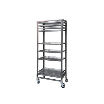 Smart Tray Trolley with Adjustable Guides and Anti-Release System - 18'' x 26''