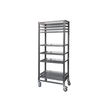 Smart Tray Trolley with Adjustable Guides and Anti-Release System - 18'' x 26''