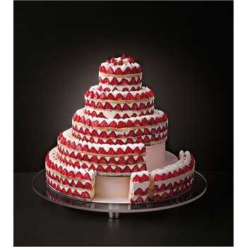 Matfer Bourgeat 681901 Matfer Bourgeat French Style Wedding Cake Complete Kit Round Wedding Cake Sets