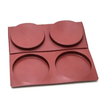 SILMAE Professional Entremet Insert Silicone Pastry Mold - Ø 160 mm x 18 mm – 360 ml - 6 cavity