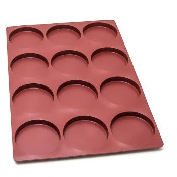 SILMAE Professional Entremet Insert Silicone Pastry Mold - Ø 120 mm x 18 mm – 200 ml - 12 cavity