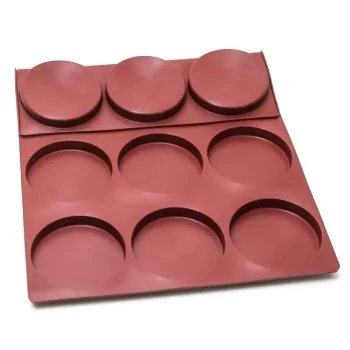 SILMAE Professional Entremet Insert Silicone Pastry Mold - Ø 120 mm x 18 mm – 200 ml - 12 cavity