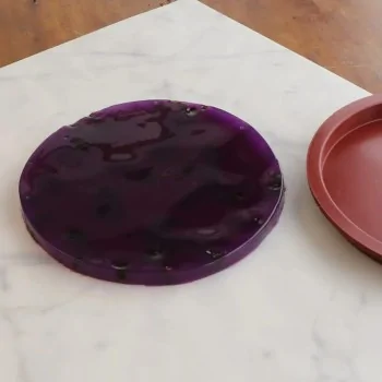 SILMAE Professional Sponge Cake Silicone Pastry Mold - Ø 190 mm x 18 mm – 510 ml - 1 cavity