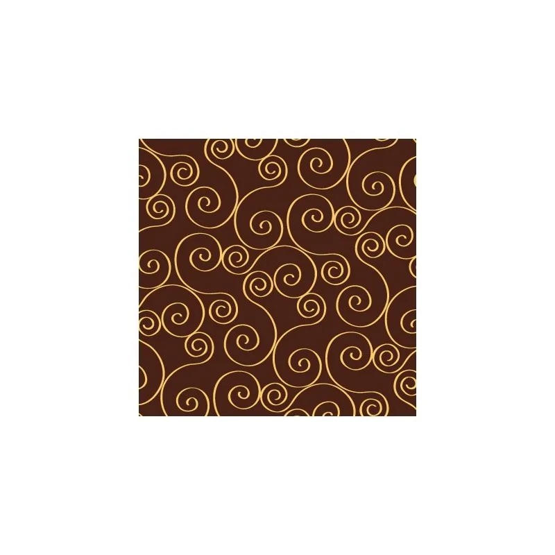 Yellow Twists Chocolate Transfer Sheets - 360 mm x 250 mm - 10 sheets Yellow Twists Chocolate Transfer Sheets - 360 mm x 250 mm - 10 sheets