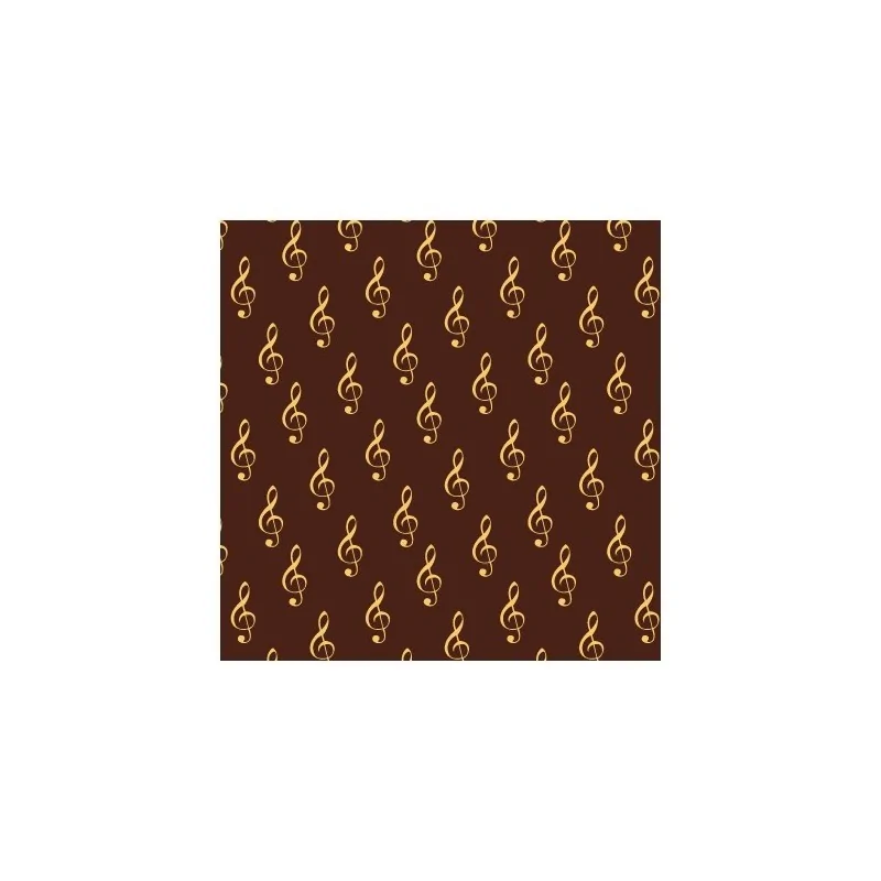 Treble Clef Chocolate Transfer Sheets - 360 mm x 250 mm - 10 sheets Treble Clef Chocolate Transfer Sheets - 360 mm x 250 mm - 10 sheets