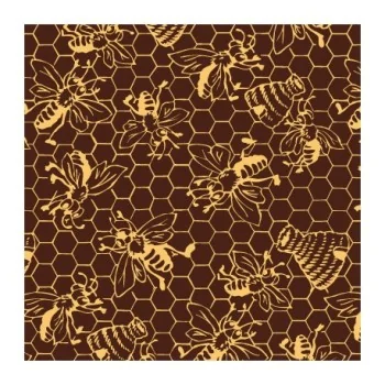 Bee Hive Chocolate Transfer Sheets - 360 mm x 250 mm - 10 sheets