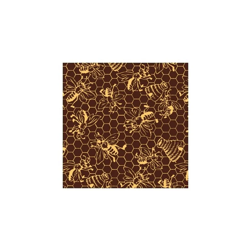 Bee Hive Chocolate Transfer Sheets - 360 mm x 250 mm - 10 sheets Bee Hive Chocolate Transfer Sheets - 360 mm x 250 mm - 10 sheets